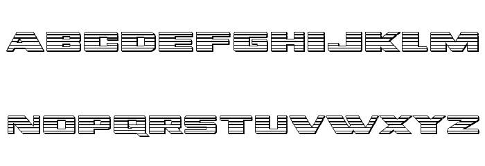 Dassault Chrome Font LOWERCASE
