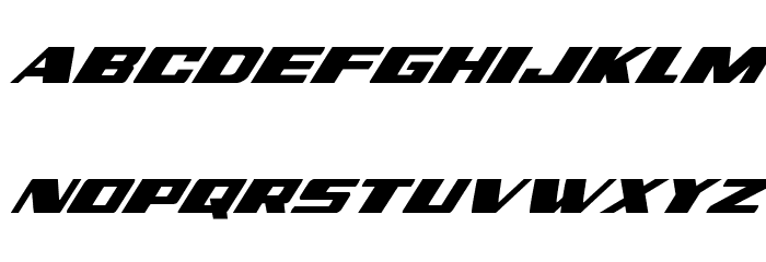 Dassault Condensed Italic Font LOWERCASE