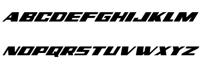 Dassault Condensed Italic Font LOWERCASE