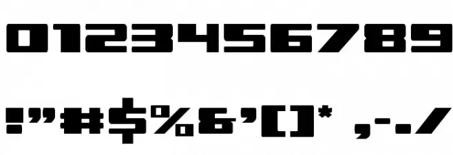Dassault Condensed Font OTHER CHARS