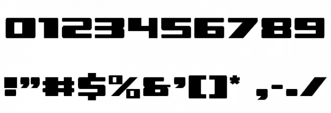 Dassault Condensed Font OTHER CHARS