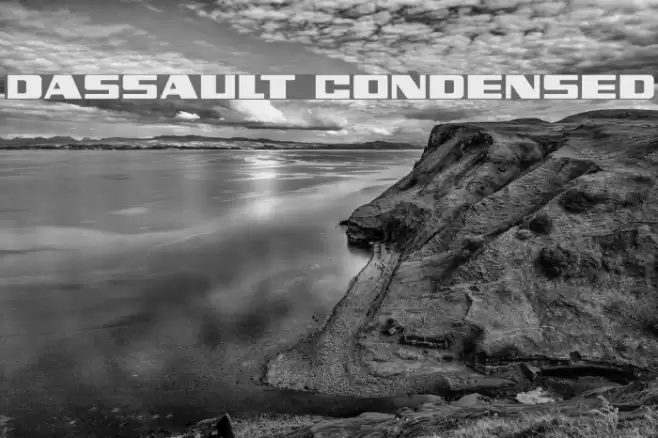 Dassault Condensed Font examples