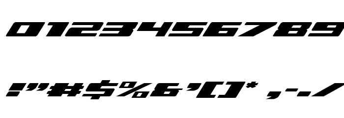 Dassault Expanded Italic Font OTHER CHARS
