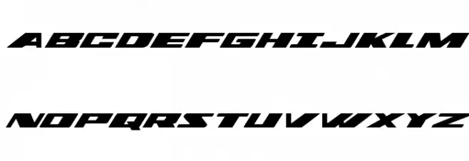 Dassault Expanded Italic 字体 大写