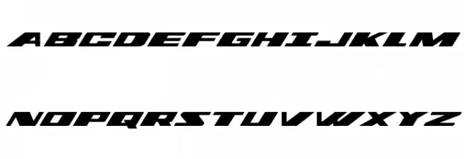 Dassault Expanded Italic Шрифта ВЕРХНИЙ