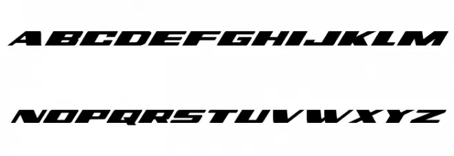 Dassault Expanded Italic Schriftart Kleinbuchstaben