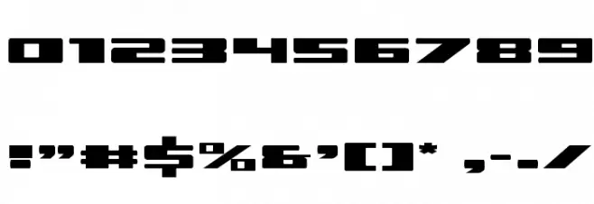 Dassault Expanded Font OTHER CHARS