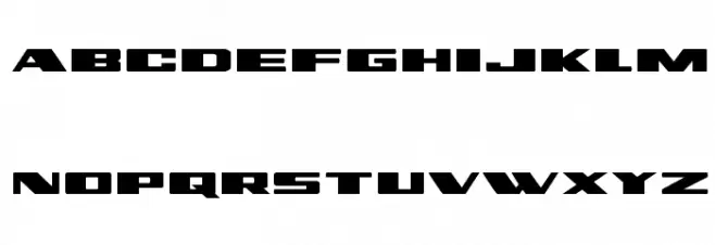 Dassault Expanded Schriftart Kleinbuchstaben