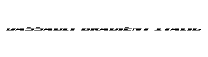 Dassault Gradient Italic  Descarca Fonturi Gratis