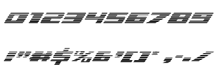 Dassault Gradient Italic Font OTHER CHARS