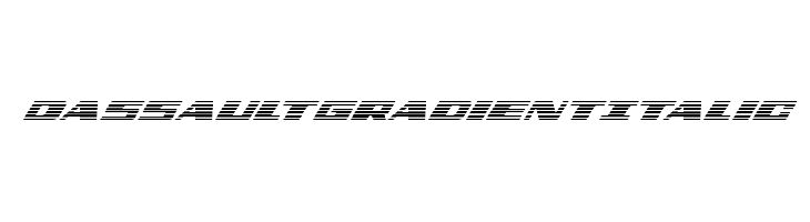 Dassault Gradient Italic  フリーフォントのダウンロード