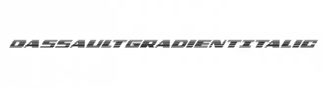 Dassault Gradient Italic  Скачать бесплатные шрифты