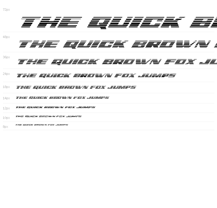 Dassault Gradient Italic Waterfall