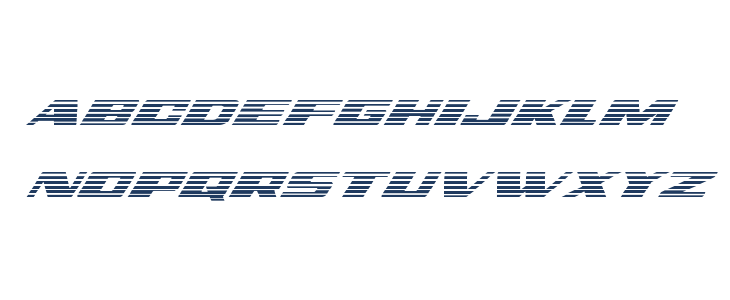 Dassault Gradient Italic Lowercase