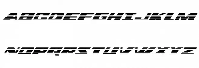 Dassault Gradient Italic Шрифта ВЕРХНИЙ