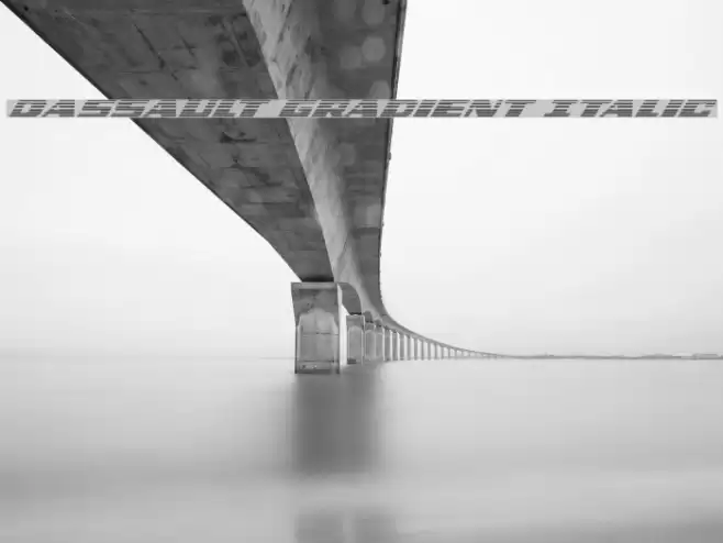 Dassault Gradient Italic Font examples