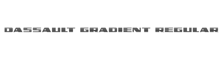 Dassault Gradient Regular Font