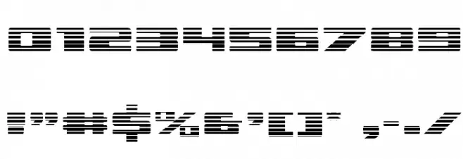 Dassault Gradient Regular Font OTHER CHARS
