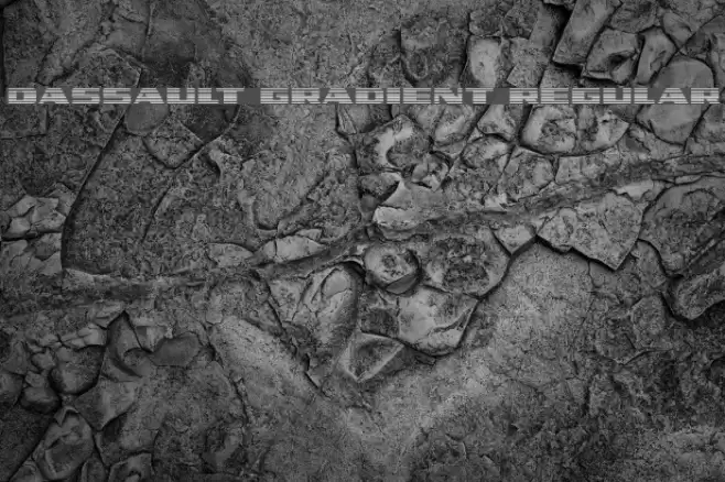 Dassault Gradient Regular Font examples