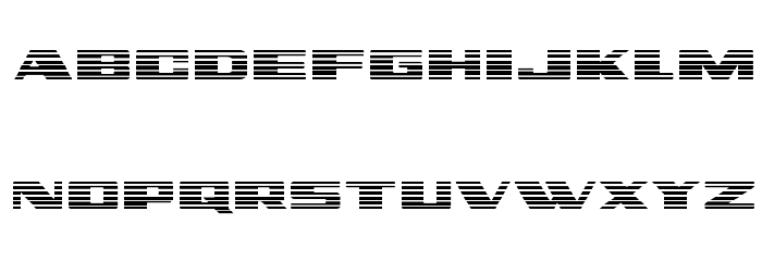 Dassault Gradient Regular Font LOWERCASE