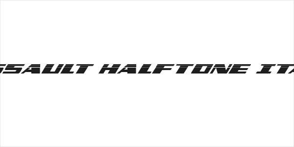 Dassault Halftone Italic Logo