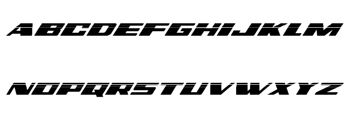 Dassault Halftone Italic Font LOWERCASE
