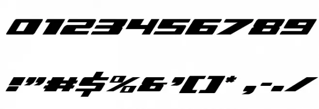 Dassault Italic Font OTHER CHARS