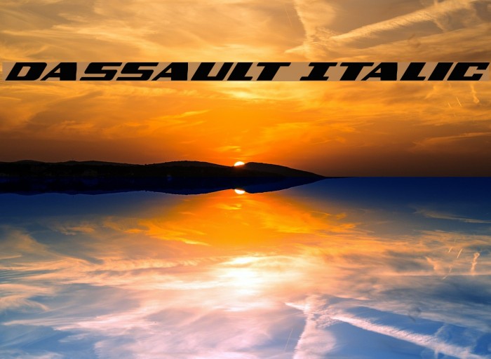 Dassault Italic Example 3