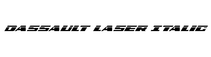 Dassault Laser Italic  Fuentes Gratis Descargar