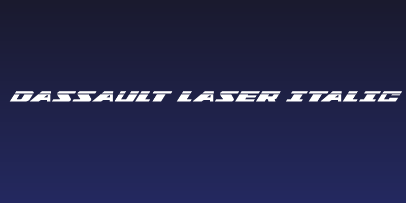 Dassault Laser Italic Social Header