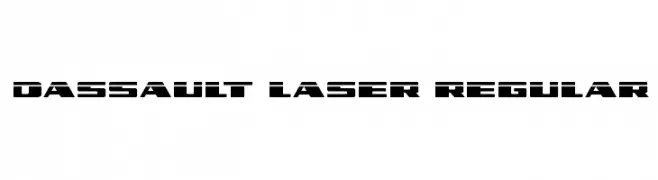 Dassault Laser Regular  Скачать бесплатные шрифты