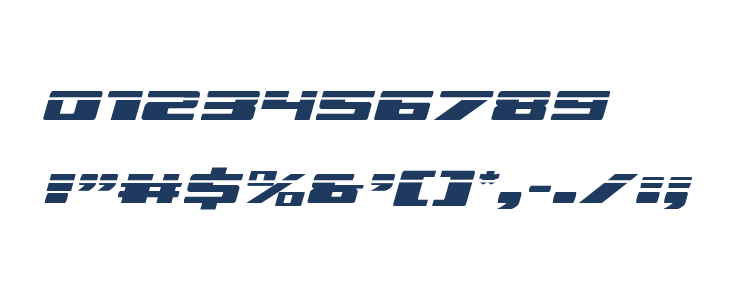 Dassault Laser Semi-Italic Other Characters