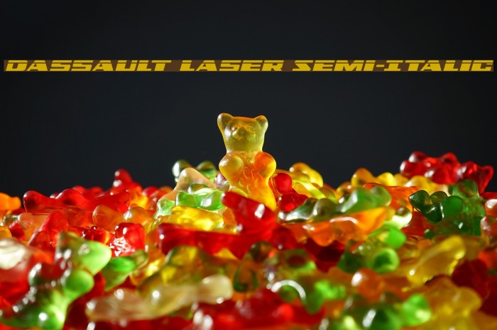 Dassault Laser Semi-Italic Example 1