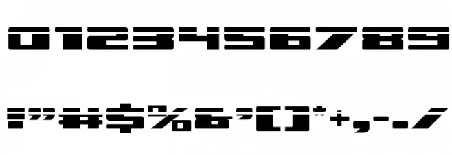 Dassault Laser Font OTHER CHARS