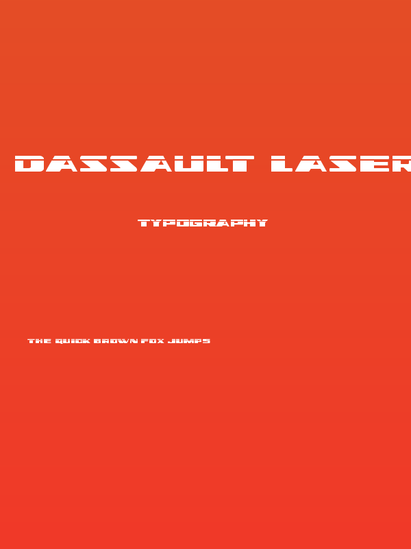 Dassault Laser Poster