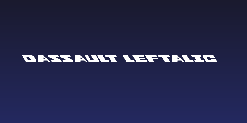 Dassault Leftalic Social Header
