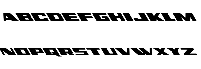 Dassault Leftalic Font LOWERCASE