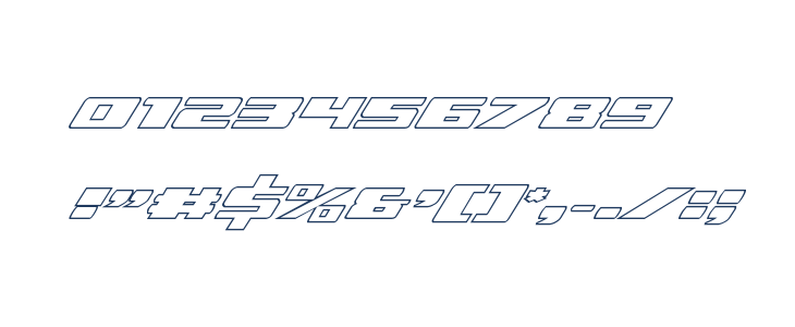 Dassault Outline Italic Other Characters