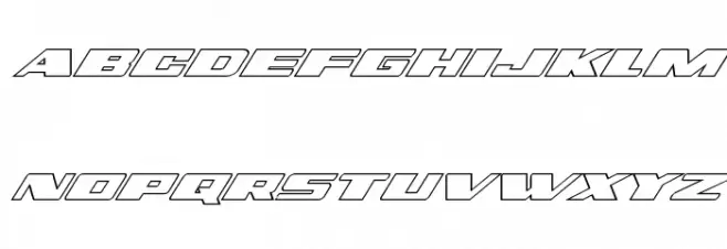 Dassault Outline Italic Fuentes MINÚSCULAS
