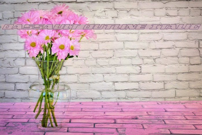 Dassault Outline Italic Example 1