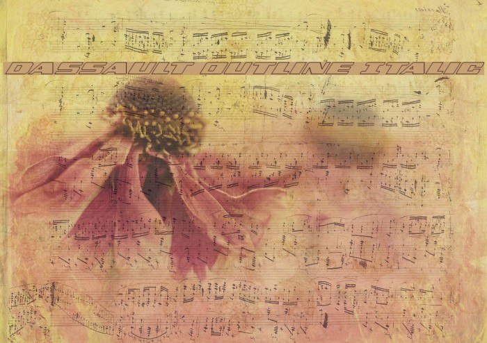 Dassault Outline Italic Example 2