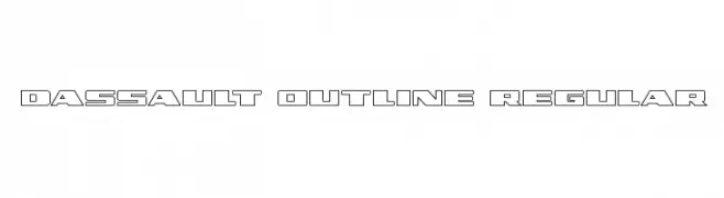 Dassault Outline Regular  免费字体下载