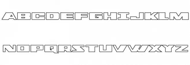 Dassault Outline Regular Schriftart Groß