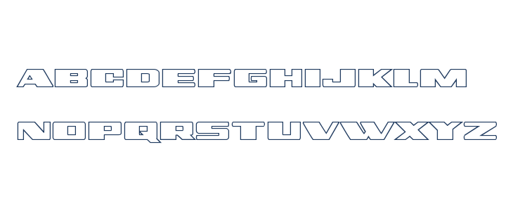 Dassault Outline Regular Lowercase
