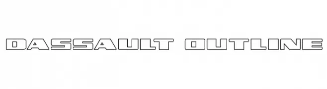 Dassault Outline  Frei Schriftart Herunterladen