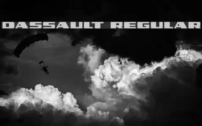 Dassault Regular Font examples