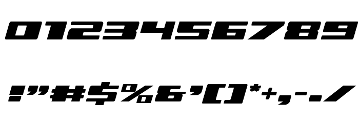 Dassault Semi-Italic Font OTHER CHARS