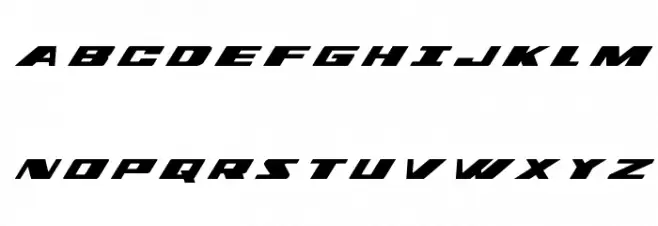 Dassault Title Italic फ़ॉन्ट अपरकेस