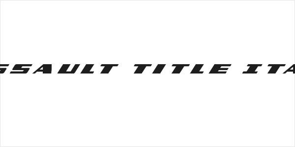Dassault Title Italic Logo