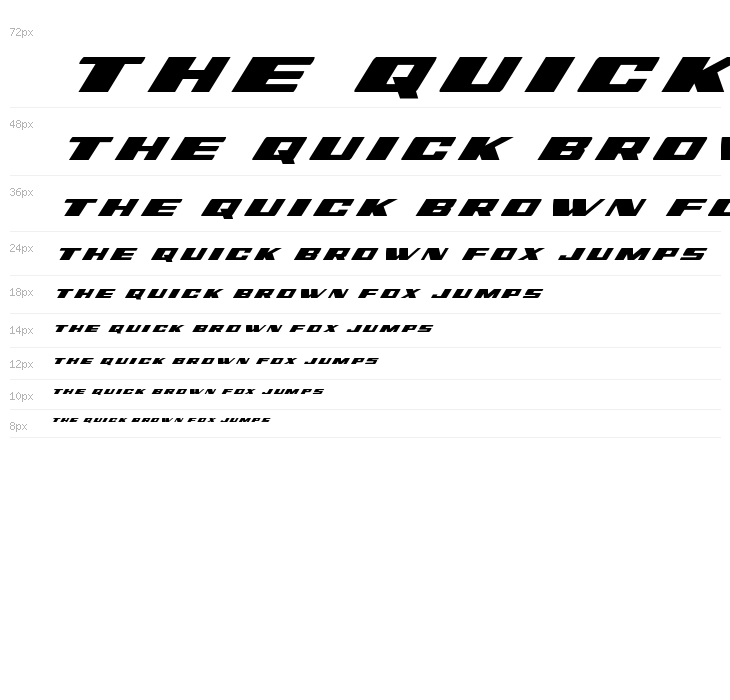 Dassault Title Italic Waterfall